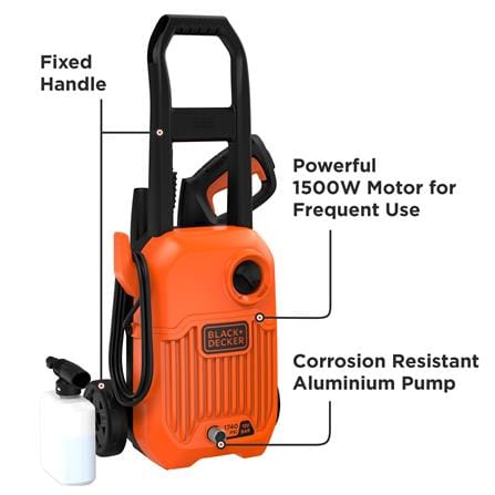 BLACK & DECKER BEPW1750 1500W 120BAR PRESSURE CLEANER