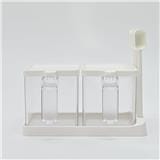 KECH SEASONING BOX WITH TRAY 2 COMPARTMENT WHITE