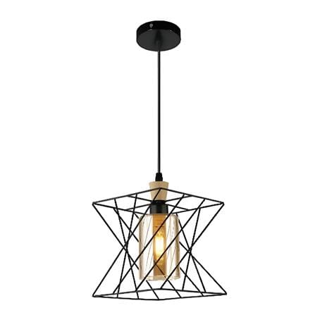 BRIGHT OBJECTIVES CHANDELIER 10309-1P 230MM BLACK