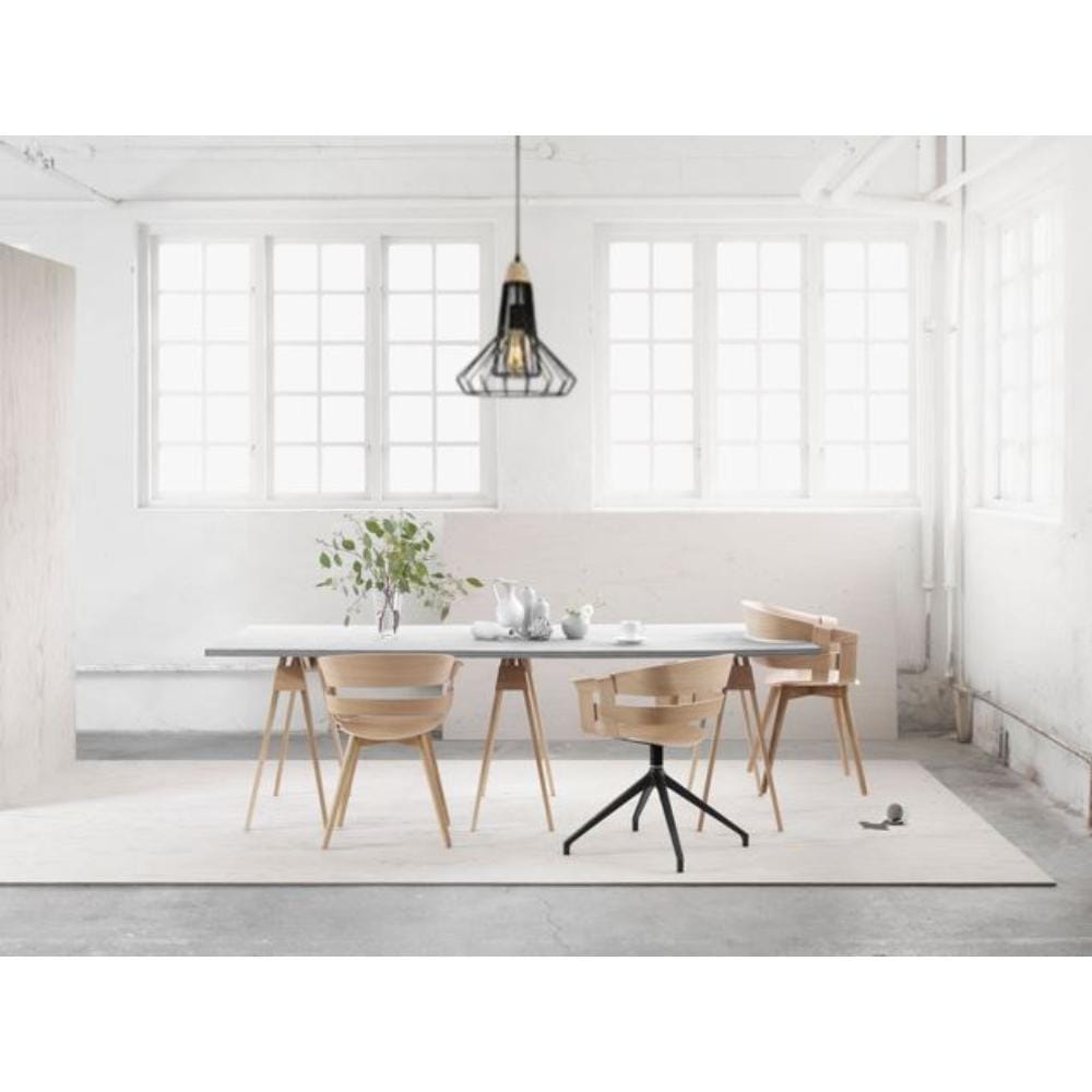 BRIGHT OBJECTIVES CHANDELIER 10300-1B 290MM BLACK
