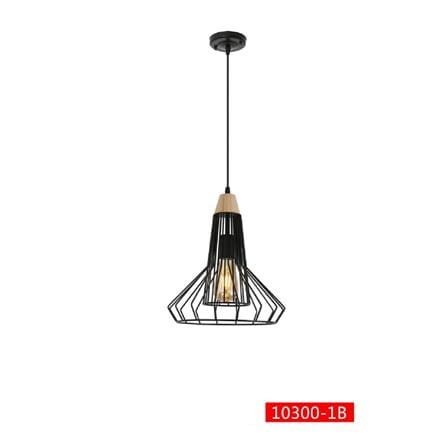 BRIGHT OBJECTIVES CHANDELIER 10300-1B 290MM BLACK