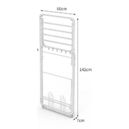 COSSY PLUS CLOTH RACK 115x85x55cm CP-003 GOLD