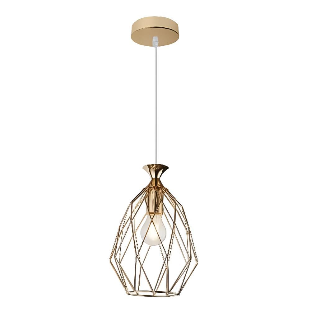 BRIGHT OBJECTIVES CHANDELIER 10281-1P-GD 200MM GOLD