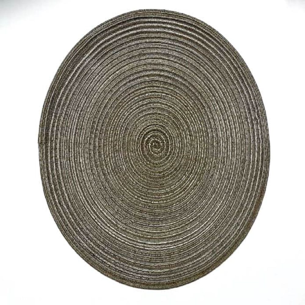 PLACEMAT LUXORY PVC 38cm PM-RDWN-1 DARK BROWN