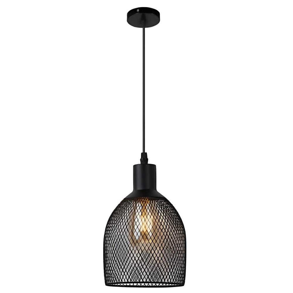BRIGHT OBJECTIVES CHANDELIER 14961-1P-BK 135MM BLACK