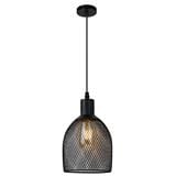 BRIGHT OBJECTIVES CHANDELIER 14961-1P-BK 135MM BLACK