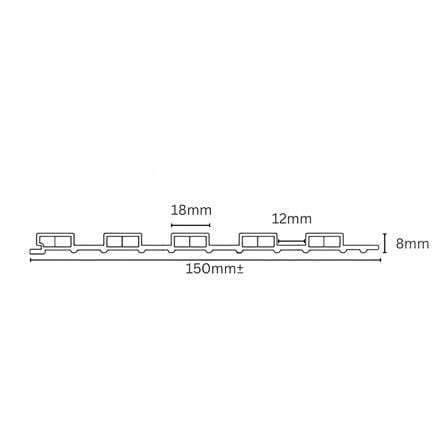 ECOCLASS WALL LINE 300X16X0.5CM WP1504 PILLAR 0.48M2