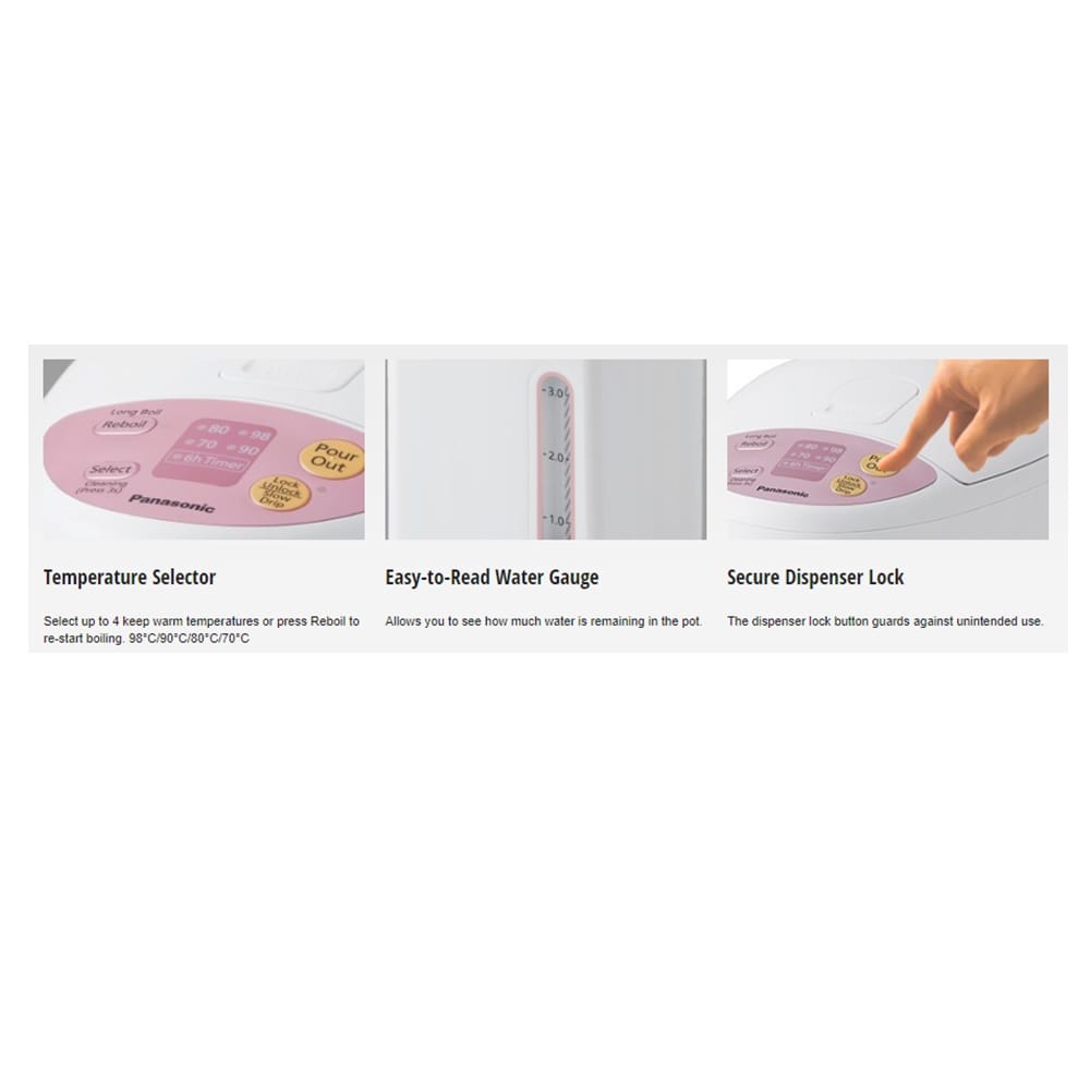 PANASONIC THERMO POT NC-EG4000PSK 700W 4.0L