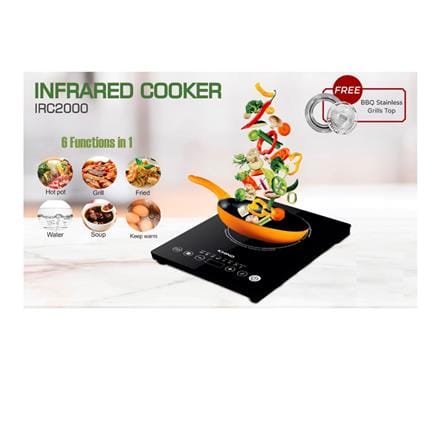 KHIND CERAMIC COOKER IRC2000 2000W 6 MENU