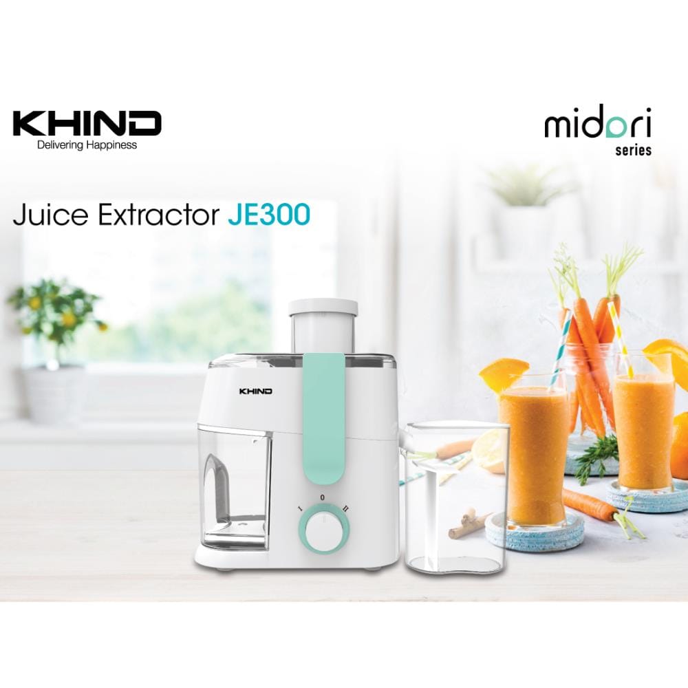 KHIND JUICE JE300 300WATT 0.35LITER 60MM 2 SPEED