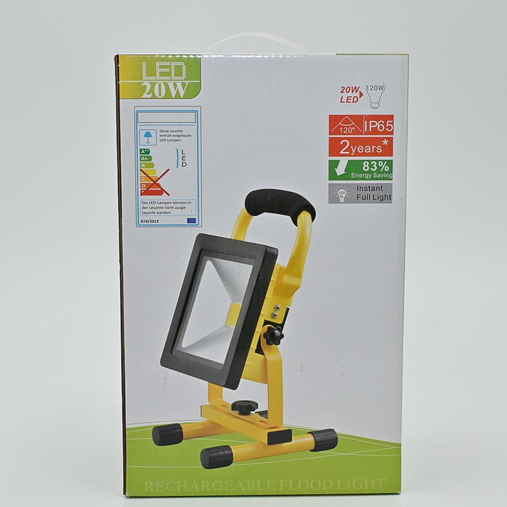 LED 20W RECHARGEABLE FLOOD LAMP STAR