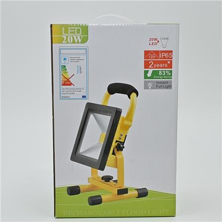 LED 20W RECHARGEABLE FLOOD LAMP STAR