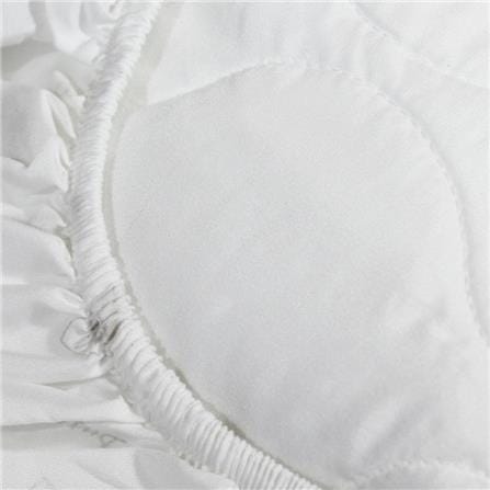 JEAN PERRY FITTED MATTRESS EXTRA THICK PROTECTOR 40CM WHITE
