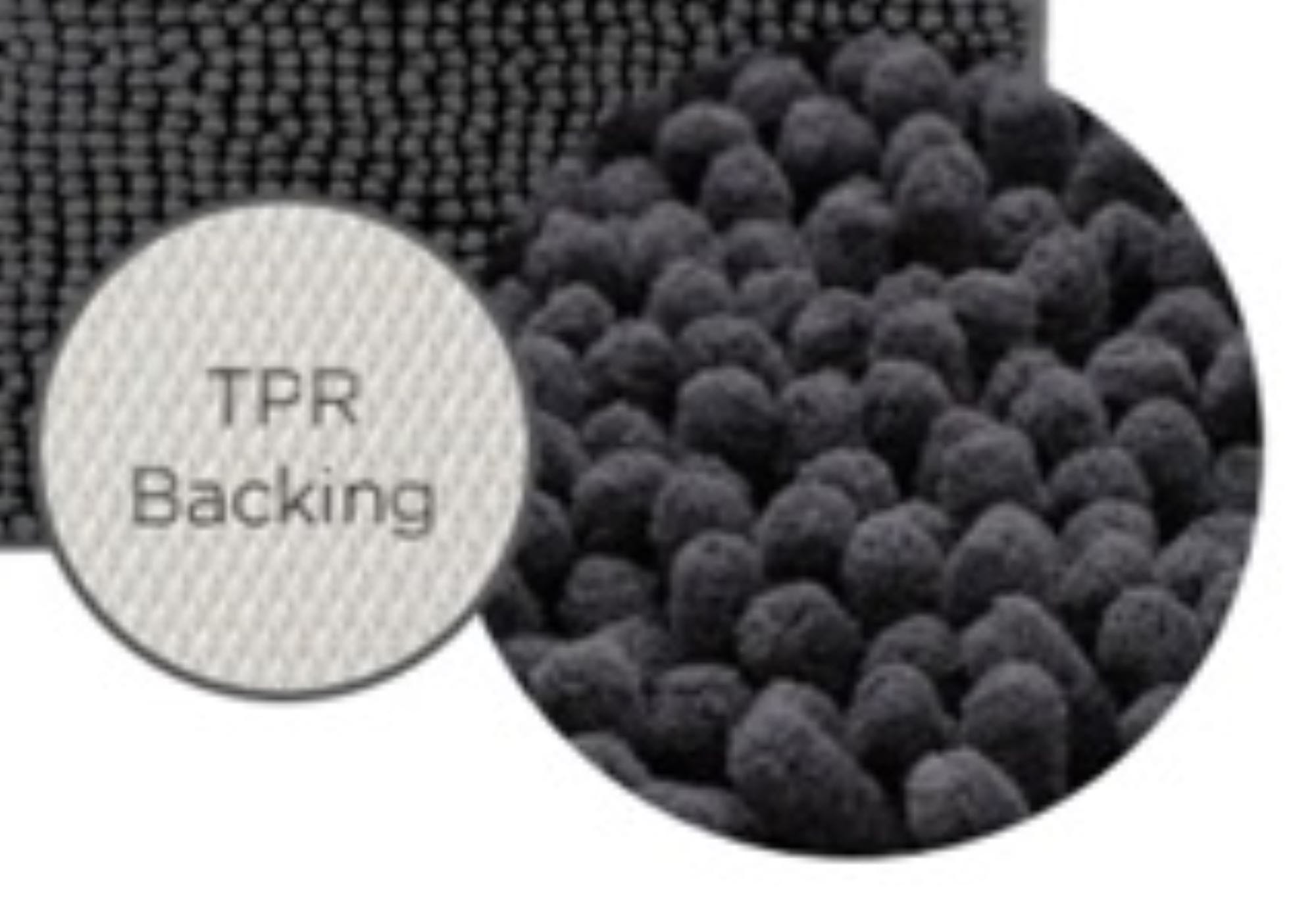 HLS RUG CHENILLE 45X120CM DARK GRAY