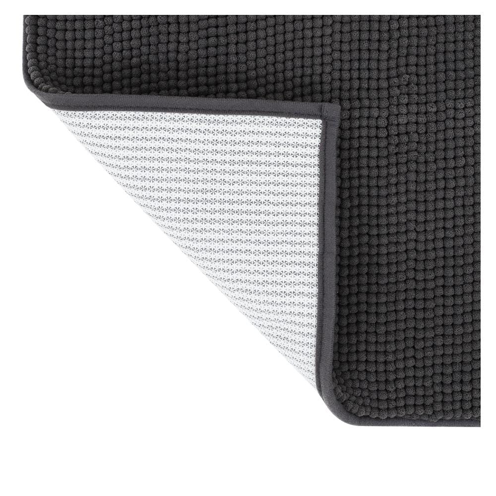 HLS RUG CHENILLE 45X120CM DARK GRAY