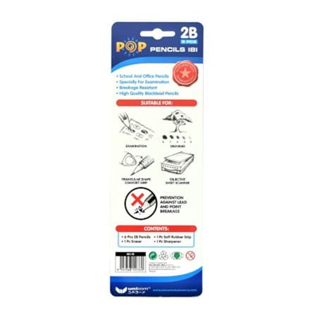 UNICORN PENCIL SET 9'S BC-181 (9 PIECES)
