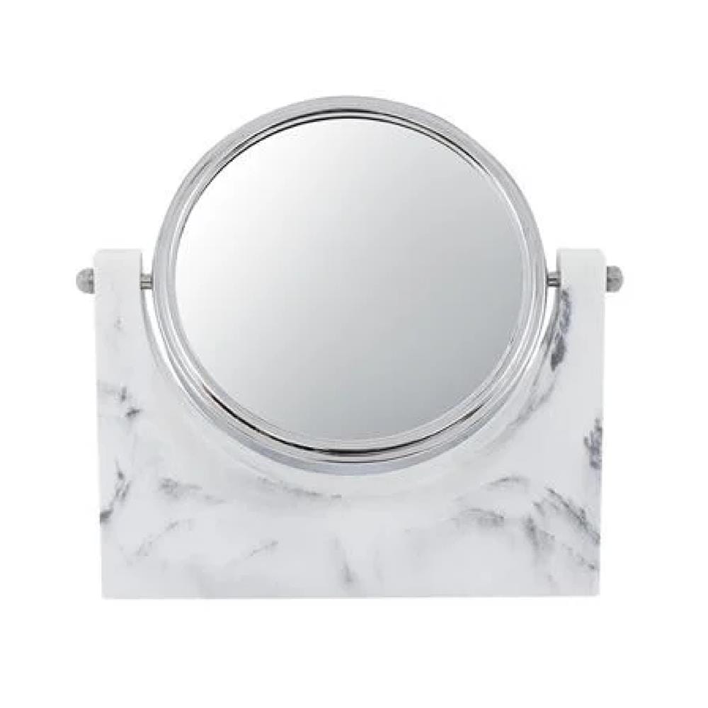 MOYA MAGNIFYING MIRROR K207H MARBLE WHITE (H18.50XW8.50XD8 CM)