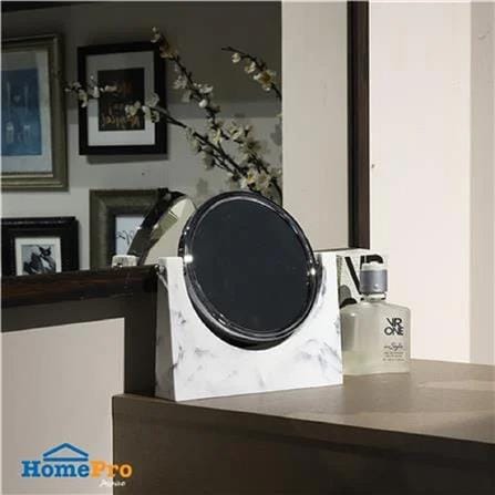 MOYA MAGNIFYING MIRROR K207H MARBLE WHITE (H18.50XW8.50XD8 CM)
