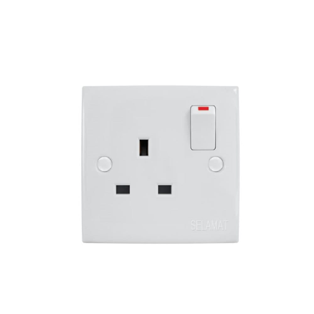 13A 1GANG SWITCH SCKT MS131L SELAMAT