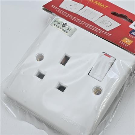 13A 1GANG SWITCH SCKT MS131L SELAMAT