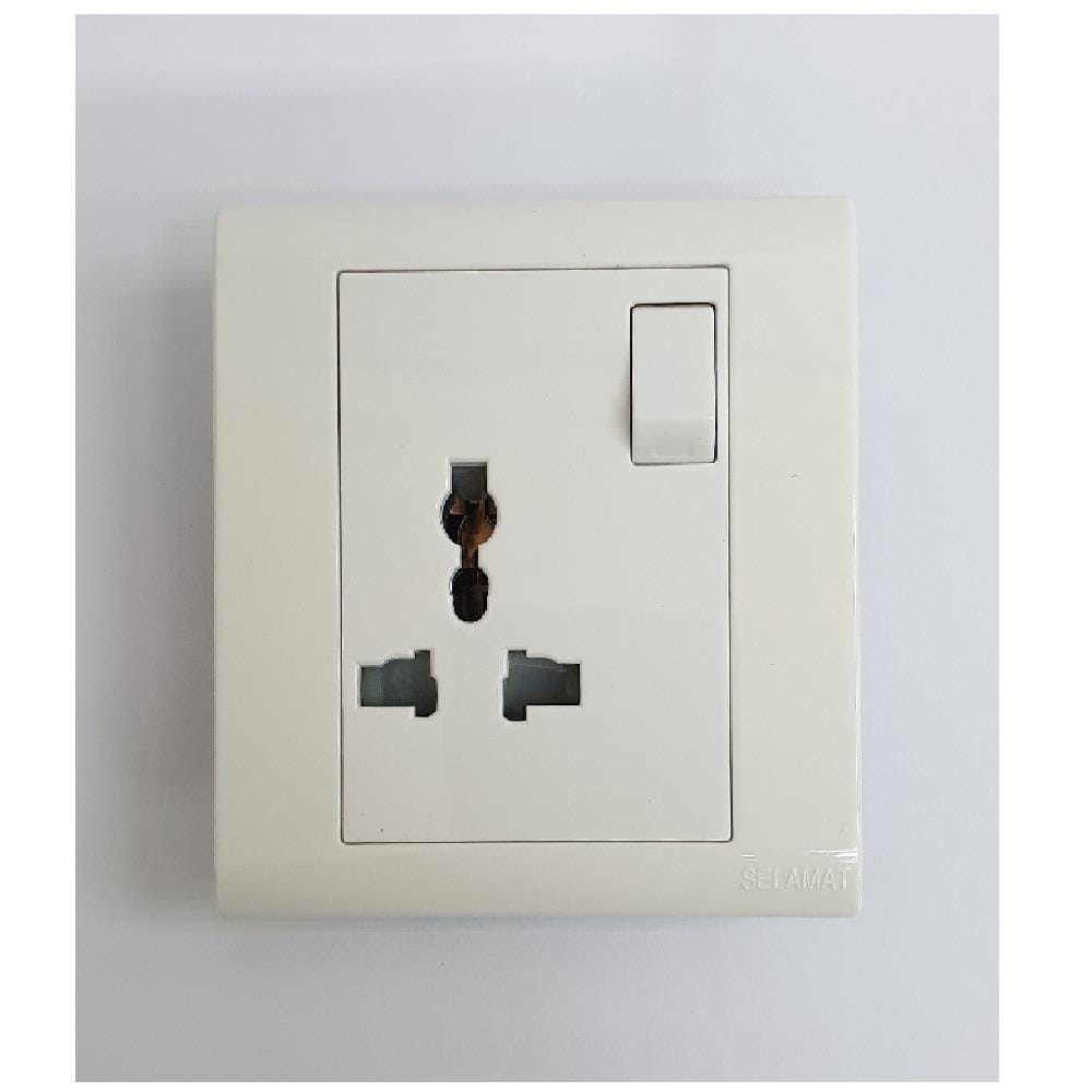 13A 1G UNIVERSAL SWITCH SOCKET MQ8131U SELAMAT