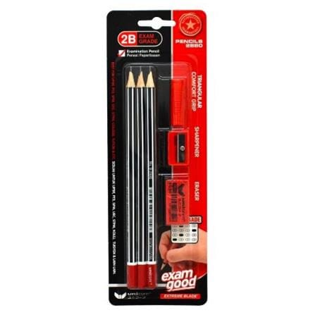 UNICORN EXAM 2B PENCIL SET 9'S BC-2880