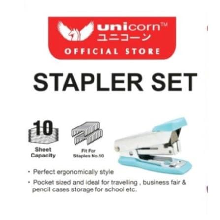 UNICORN MINI STAPLER SET 3 IN 1 USS-10M2
