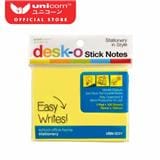 UNICORN STICK NOTE 76X100 MM 100 SHEETS YELLOW 123Y