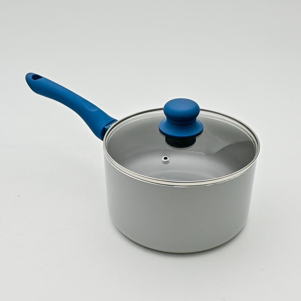 TASTY NON-STICK SAUCEPAN 20CM WITH GLASS LID & OIL DOSAGE SYSTEM 678547