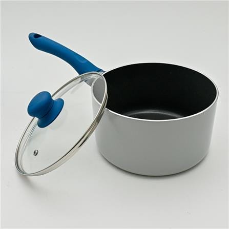 TASTY NON-STICK SAUCEPAN 20CM WITH GLASS LID & OIL DOSAGE SYSTEM 678547