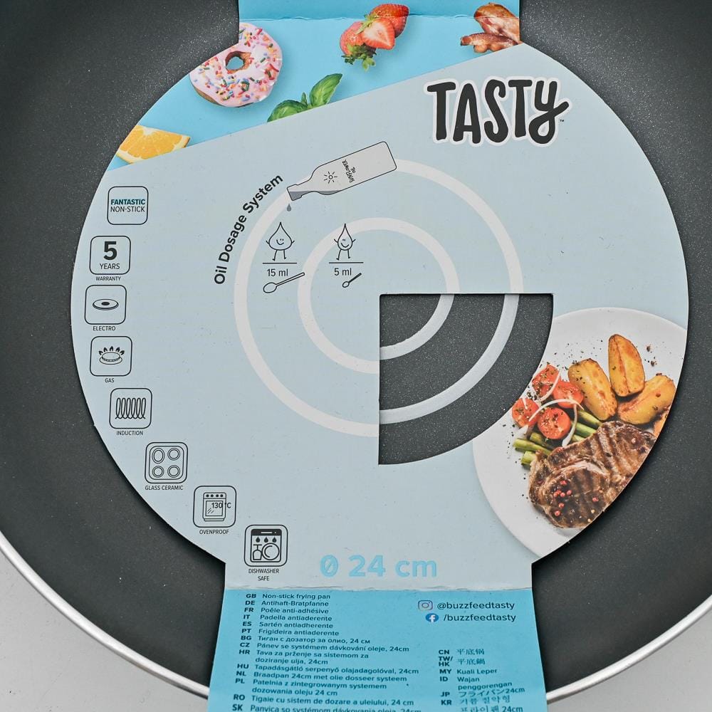 TASTY FRYPAN 24CM X 4.5CM WITH OIL DOSAGE SYSTEM 678513