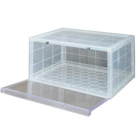 SHOES BOX STACKO MAGNETIC LOCK 37x28X18.3CM 1016 CLEAR