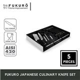 FUKURO 5-PIECE JAPANESE CULINARY KNIFE SET - HH 0390