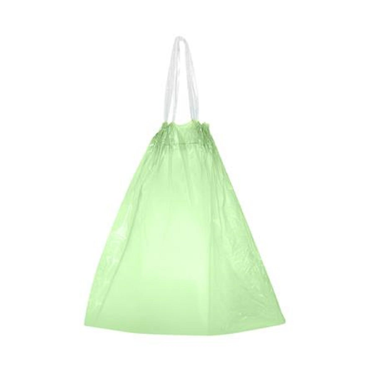 GARBAGE BAGS ROLL WITH ROPE ACCO 24X28" 15PCS GREEN