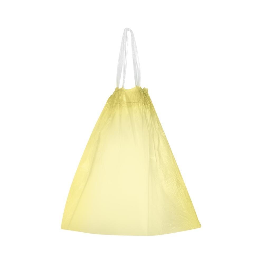 GARBAGE BAGS ROLL WITH ROPE ACCO 30X40" 10PCS YELLOW