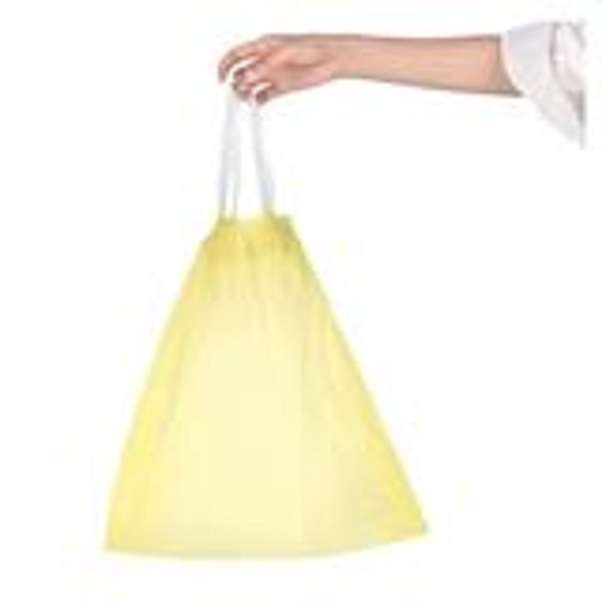 GARBAGE BAGS ROLL WITH ROPE ACCO 30X40" 10PCS YELLOW