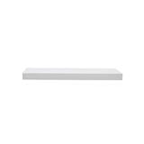 FLOATING WOOD SHELF 80X24X5CM WHITE