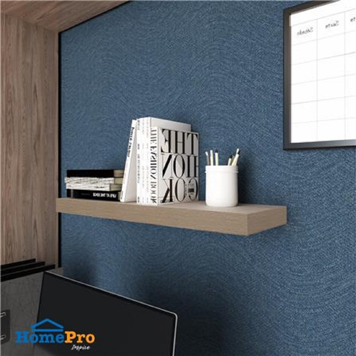 FLOATING WOOD SHELF STACKO 80X24X5CM WE210622-80 OAK