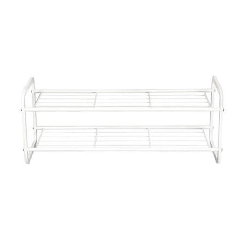 2 TIER SHOE RACK STACKO 70X27X27.7CM WHITE