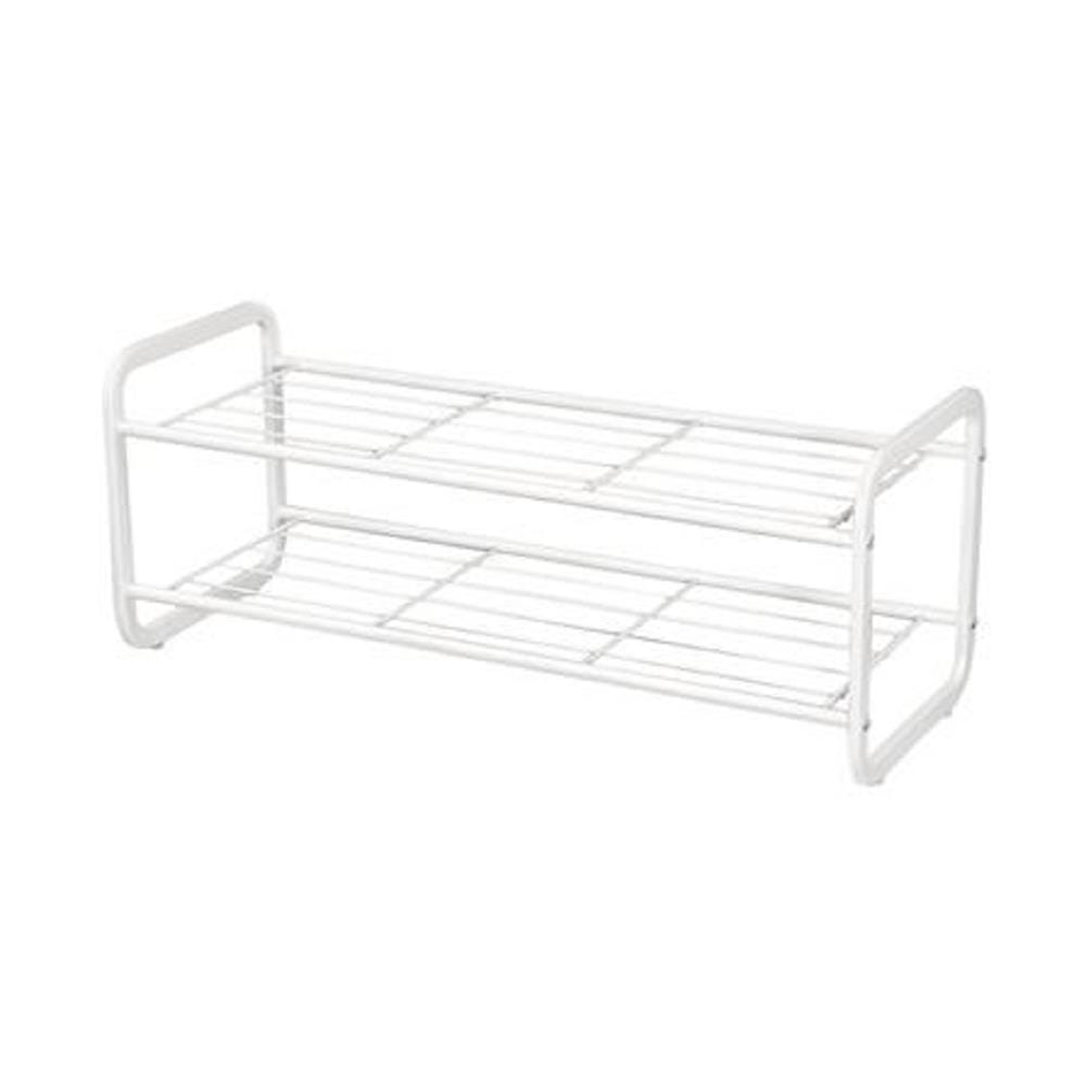 2 TIER SHOE RACK STACKO 70X27X27.7CM WHITE