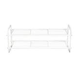 2 TIER SHOE RACK STACKO 70X27X27.7CM WHITE