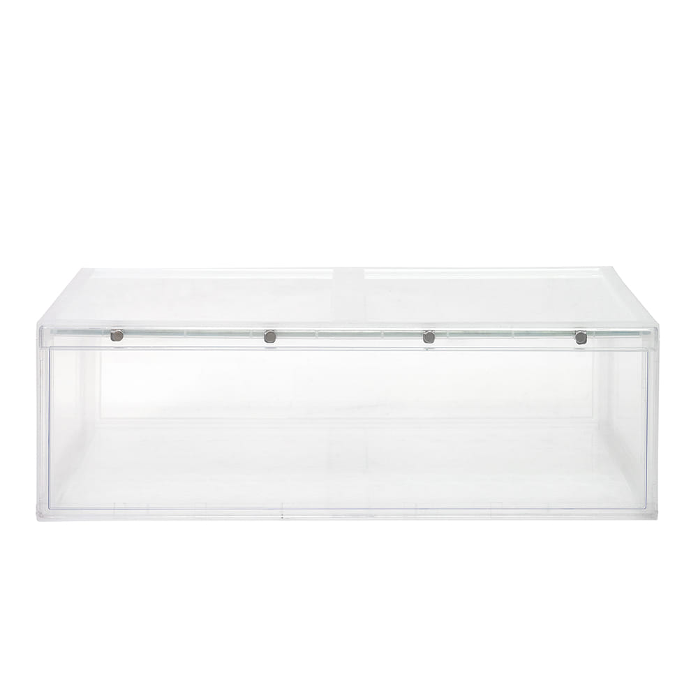 SHOES BOX STACKO MAGNETIC LOCK 56x37x18.3CM 1018 CLEAR