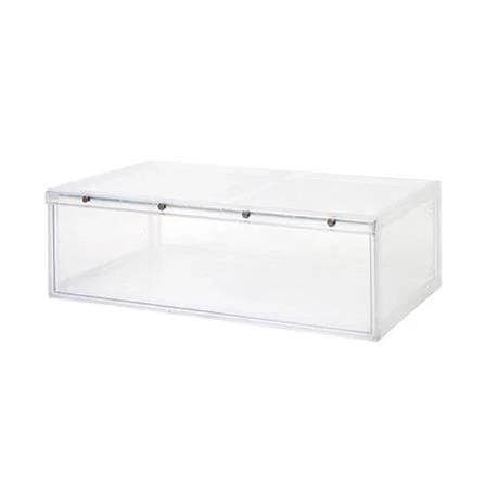 SHOES BOX STACKO MAGNETIC LOCK 56x37x18.3CM 1018 CLEAR