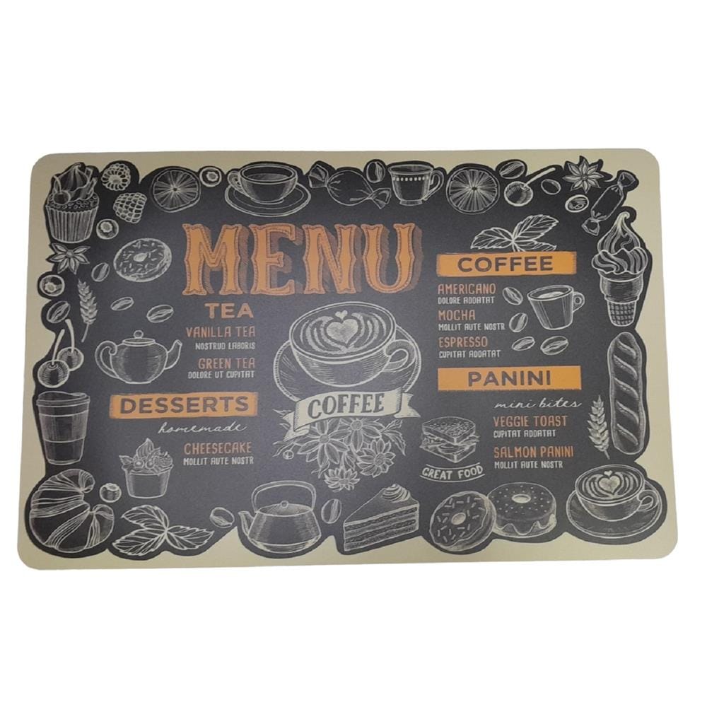 SHUTO PLACEMAT PP 43CMX28CM PM PP - 5 BLACK