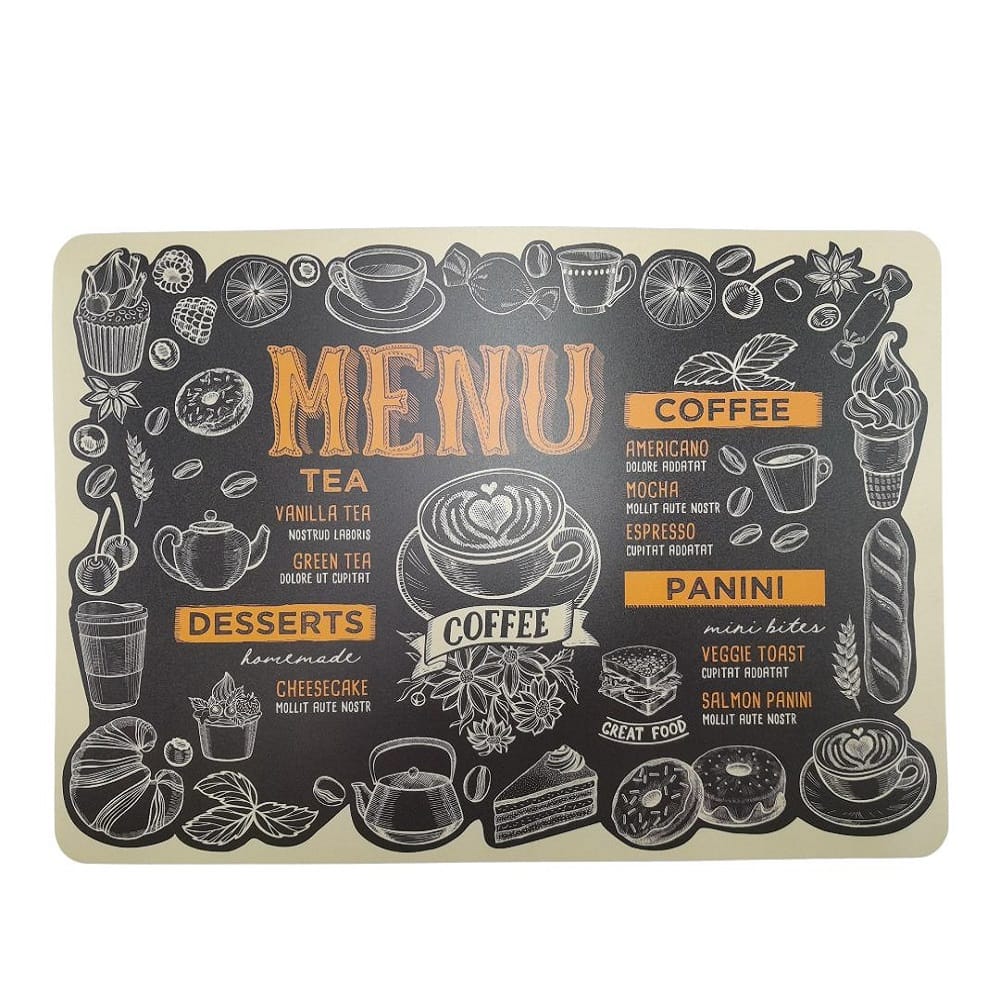 SHUTO PLACEMAT PP 43CMX28CM PM PP - 5 BLACK