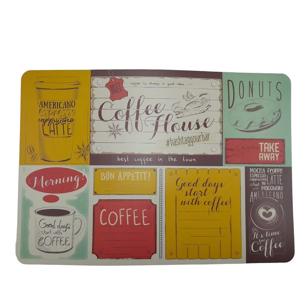 SHUTO PLACEMAT PP 43.5x28.5CM PM PP-7 MIX COLOR