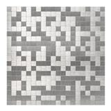 TARA PEEL & STICK ALUMINIUM WALL STICKER 30.5X30.5CM SMALL SQUARE 2IN1