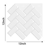 TARA PEEL & STICK VINYL WALL STICKER 30.5X30.5CM HERRINGBONE 2IN1
