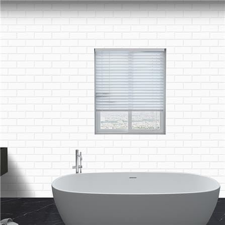TARA PEEL & STICK VINYL WALL STICKER 30.5X30.5CM WHITE BRICK 2IN1