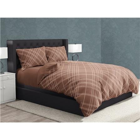 NORDIC HOME BOLSTER CASE COOL TOUCH 107x37CM DIA BROWN
